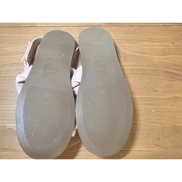 Wonder Nation Big Girls Pink Double Knot Sandals Non Marking Comfort Size 5 NWT - Picture 7 of 10